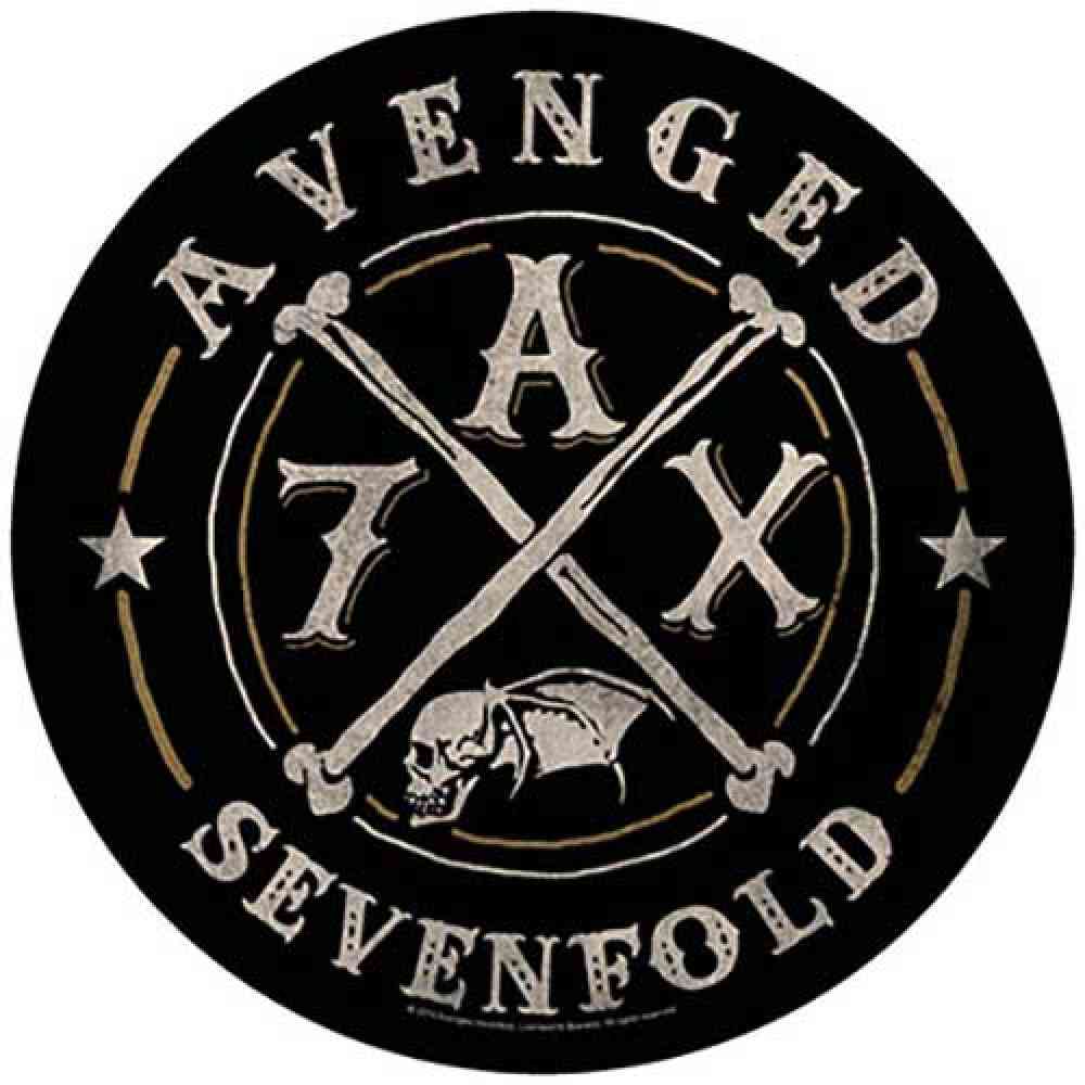 Avenged Sevenfold - A7X Rugpatch - Zwart